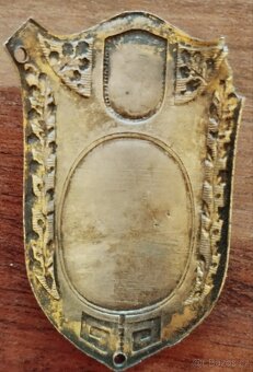 Holový štítek Šluknov - 1928 FROHSINN SCHLUCKENAU - 2