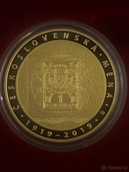 Zlato / zlatá mince Československá Měna Proof - 2