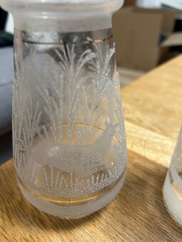 Vázička a sklenice- starožitnost - 2