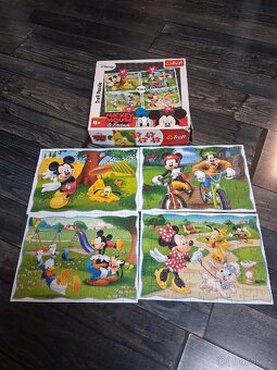 Puzzle Trefl Mickey Mouse 4v1 - 2