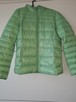 Prošívaná zelená bunda CaA vel. 40 - 2