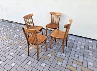 Celodřevěné židle TON 4ks - 2