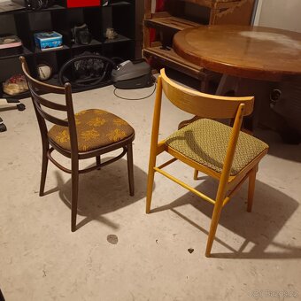 Retro židle 2x - Československo - 2