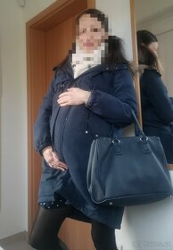 Těhotenský kabát / parka vel. XS - 2