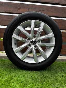 Alu kola 5x112 r16 s letním pneu (sep55) - 2