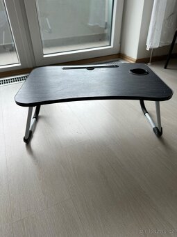 Verk Skládací stolek pod notebook - 60 × 27 × 40 cm - černý - 2