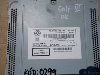 Autorádio VW RCD 310  1K0035186AN - 2