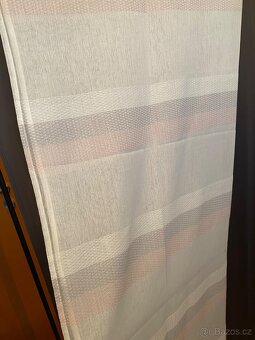 Průhledné dlouhé záclony 2 ks - 2