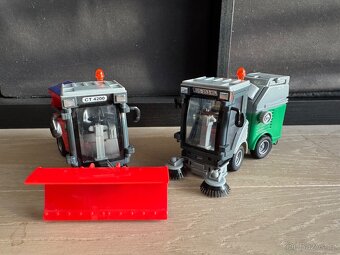 Dickie toys - Auto s pluhem a čisticí auto - 2