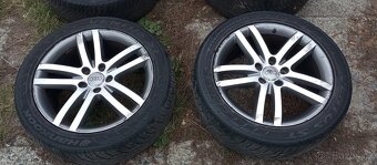 Kola Q7 5x130 celoroční pneu 275/45 R20 - 2