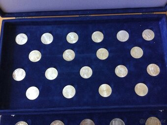 Kompletní stříbrná sada Rakouska v originál boxu - 2