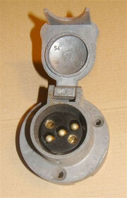 Tatra,Praga ,Zetor:nová zásuvka přívěsu,5 kolíková,hliníková - 2