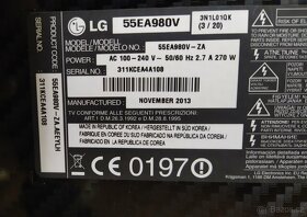 Led TV LG. Televizor 55EA980V - 2