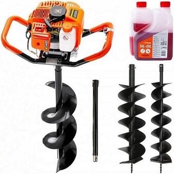 Motorový půdní zemní vrták jamkovač - 2