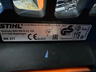 Motorová pila stihl MS 311 - 2