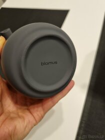 Blomus dávkovač mýdla keramický, šedý - 2