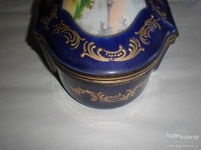 krásná porcelánová dóza - 2