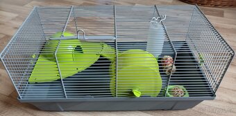 Menší klec pro drobného hlodavce + příslušenství - 2