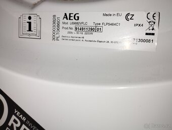 Pračka AEG 8kg prádla 1600ot./min. - 2