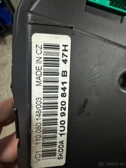 Budíky maxidot benzín Octavia - 2