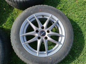 ALU Ronal 5x114,3 + zánovní pneu Tomket 205/60 R16 - 2