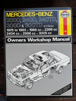 MERCEDES-BENZ W123 Piano originální montážní manualy - 2
