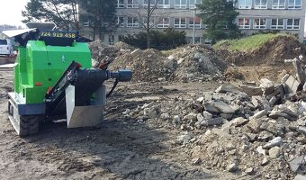 Drcení stavebních materiálů - cihly, suť, kámen, beton, atd - 2