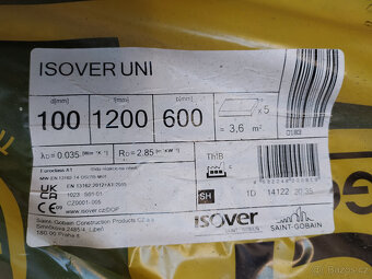 Tepelná izolace ISOVER UNI 100 mm REZERVACE - 2