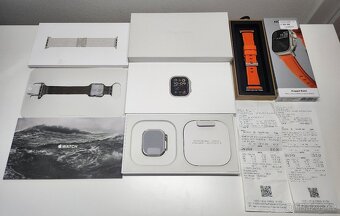 Apple Watch 49mm Natural Titanium Milanese Loop + nomad - 2
