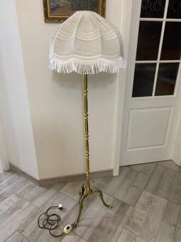 Mosazná stojací lampa - 2
