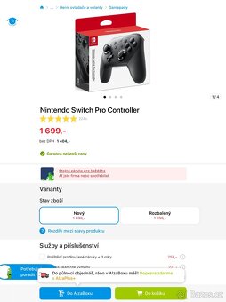 Nintendo gamepad Pro controller - 2