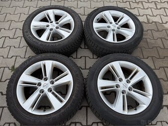 4x al kola 5x115 17 + pneu zimní 225/55 R17 - 2