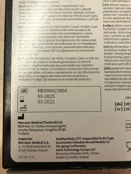 Nitrilové jednorázové rukavice GoGrip oranžové po expiraci - 2