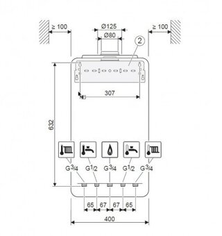 Bosch Condens GC2300iW 15 P kondenzační kotel - nový - 2