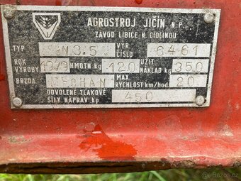 Vozík za mf 70 - 2