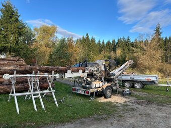 Pronájem MOBILNÍ štípací poloautomat se zdvihem 400V/benzín - 2