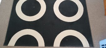 Kusový koberec černo bílý 170x170 - 2