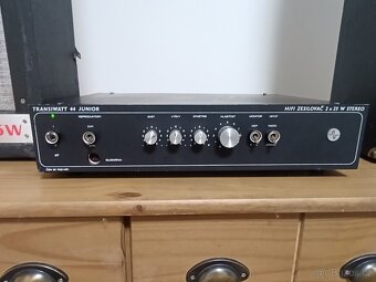 hifi zesilovač transiwatt + 2x sloupové repro Delicia vocal - 2