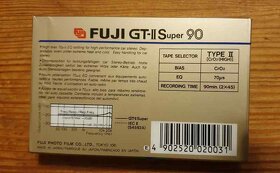 Nabízím sadu 10ti audiokazet FUJI GT-II Super - 2