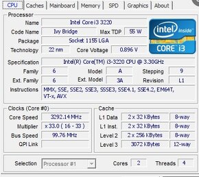 procesor Intel Core i3-3220 2x3,30 GHz patice LGA1155 - 2