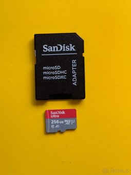 SanDisk MicroSDXC Ultra 256GB + SD adaptér - 2