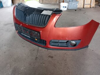 Škoda Fabia 2 přední nárazník - 2