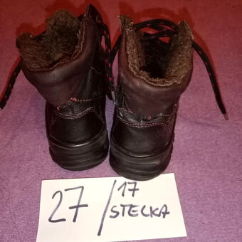 Boty, zimní, chlapecké, vel.27, hnědé - 2