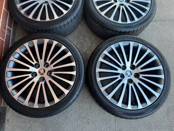 Alu 18" 5x112 škoda SIRIUS BI-colour SUP2 , pneu 90% - 2
