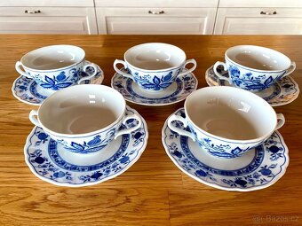 Starý porcelán Tirschenreuth polévková sada - 2