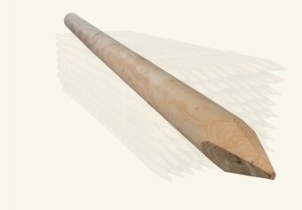 Dřevěné kůly 120,200,250cm - 2