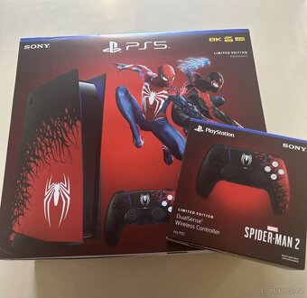 Playstation5/PS5+ovladač Spiderman+PSVR2+WD Black SN850P 2TB - 2