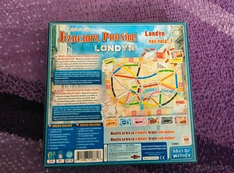 Desková hra Jízdenky, prosím Londýn nová, nerozbalená - 2