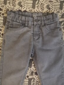 Oteplené džíny C&A vel. 116 - 2 ks - 2