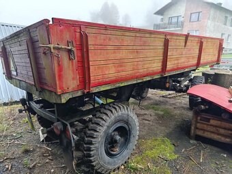 Prodám vlek za traktor bbs 7 tun - 2